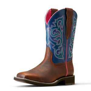 Ariat Women's Dark Cottage Ole Blue Delilah StretchFit Boot